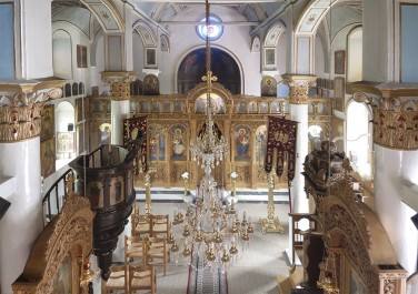 Στουρνάρας Φωτογραφία - Εκκλησιαστική Τέχνη - Εσωτερική άποψη από γυναικωνίτη