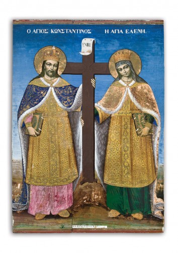 Στουρνάρας Φωτογραφία - Εκκλησιαστική Τέχνη - Άγιος Κωνσταντίνος και Αγία Ελένη