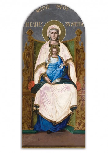 Στουρνάρας Φωτογραφία - Εκκλησιαστική Τέχνη - Μήτηρ Θεού η Ελπίς των Χριστιανών