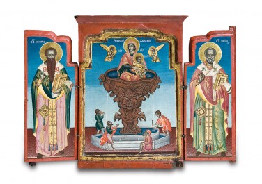 Στουρνάρας Φωτογραφία - Εκκλησιαστική Τέχνη - Τρίπτυχο Ζωοδόχος πηγή